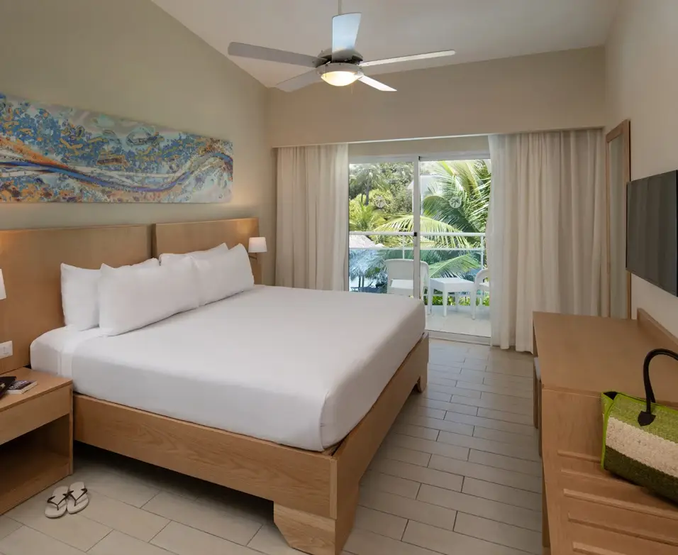 Bright room featuring artistic decor
