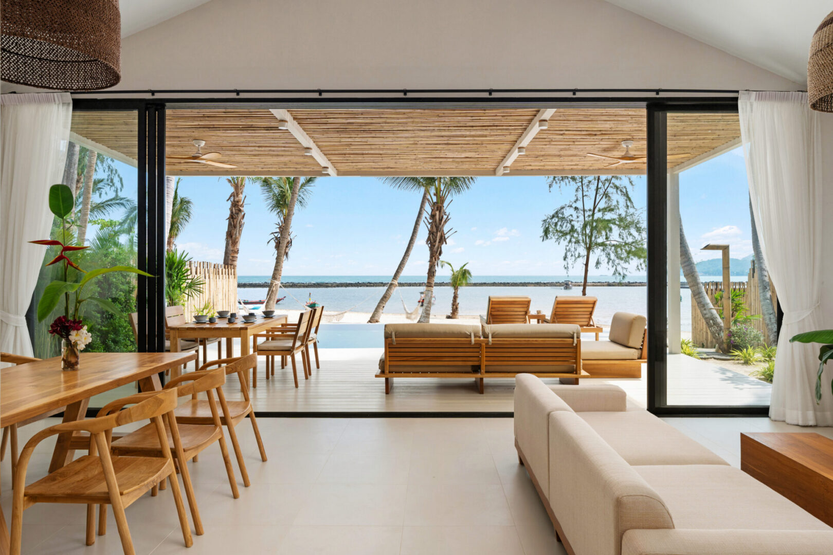 Modern beach house interior design