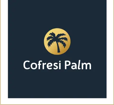 Cofresi Palm logo with palm tree